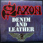 Saxon - Denim And Leather (front cover)